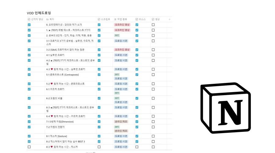 [13-2] 공부 템플릿 사용법, Notion thumbnail