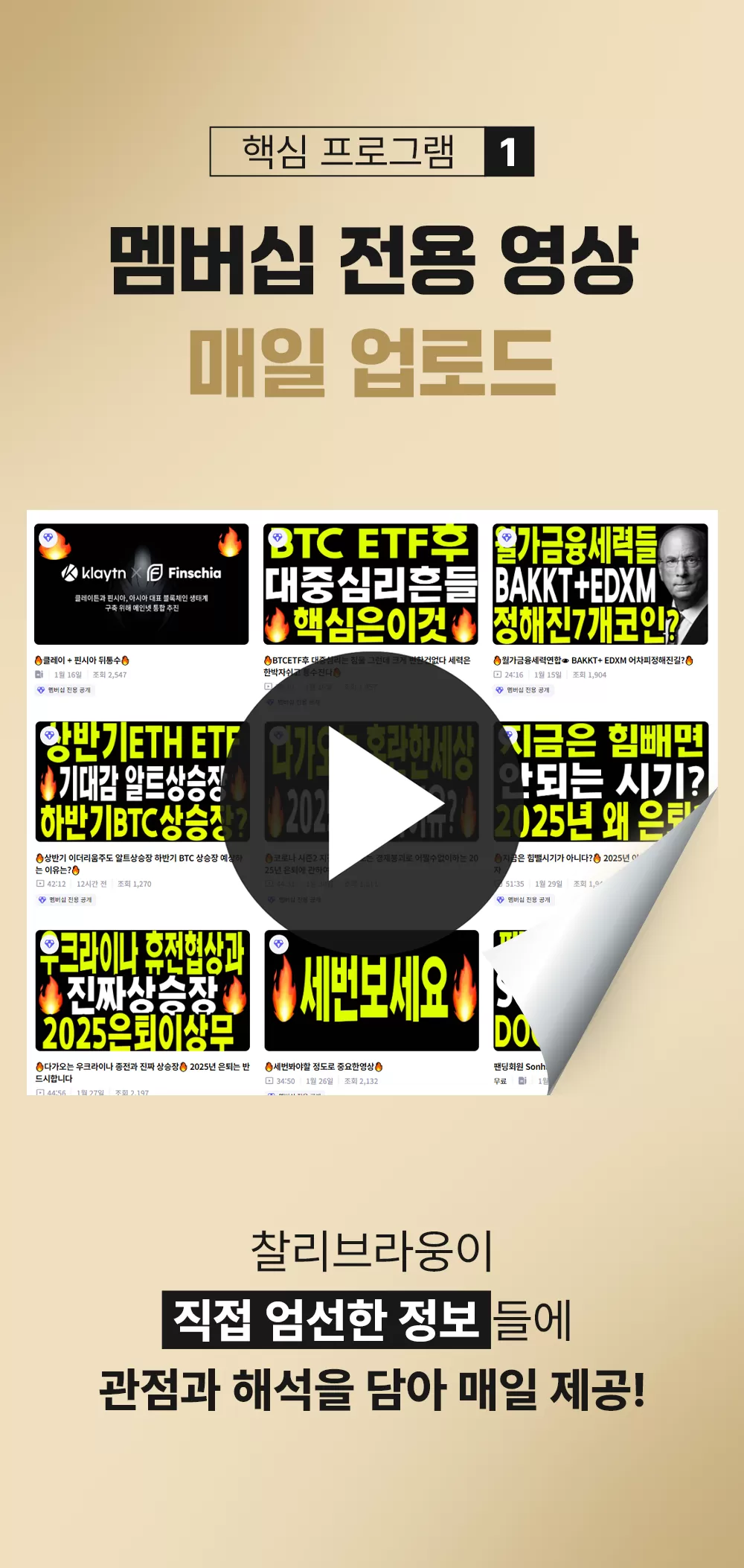 찰리브라웅 경제·코인 연구소 멤버십 | 찰리브라웅