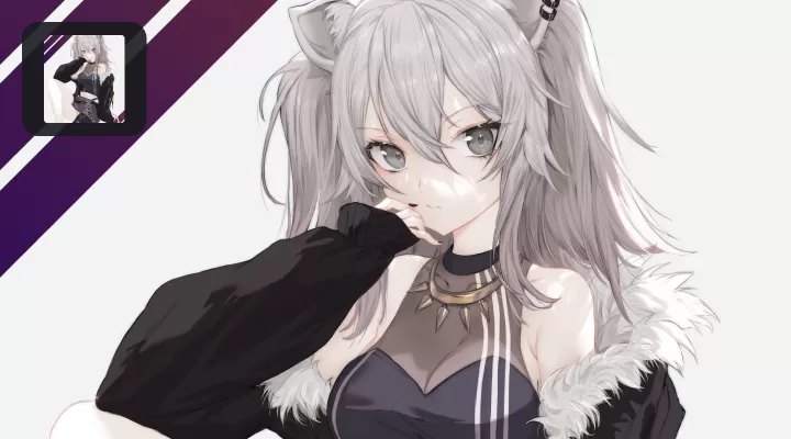 시시로 보탄 獅白ししろぼたん 고화질 일러스트 高画質イラスト