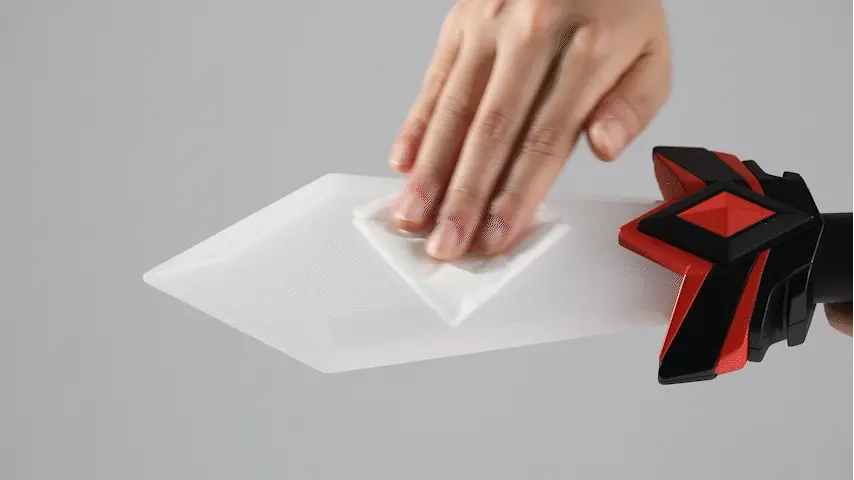 응원봉 닦기.gif